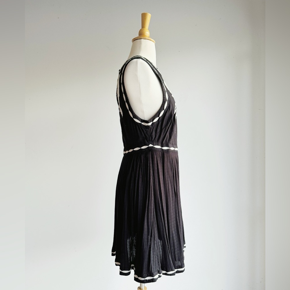 FREE PEOPLE | Birds of a Feather Black Embroidered Dress | 12 - Picture 9 of 11
